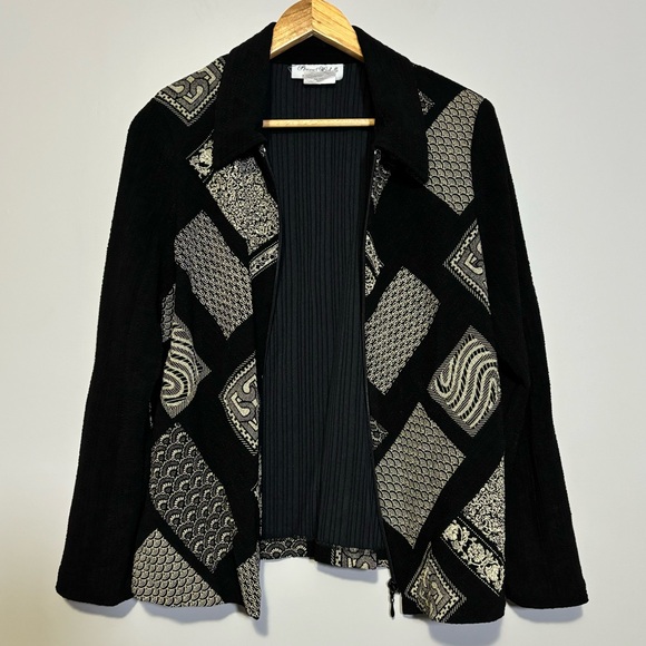 Stacey Michelle Vintage Zip up light Jacket - Medium‎ - Picture 2 of 9